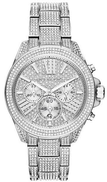 michael kors ladies watch silver wren chronograph mk6317